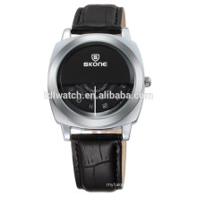 SKONE 9244 cool style PU leather western watches